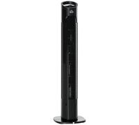 HOMCOM Ventilatore a Colonna Torre 3 Velocità, Oscillazione 70° e Maniglia di Trasporto, Ventilatore a Torre Diametro 20x78.5cm Nero Aosom