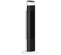 HOMCOM Ventilatore a Torre 80 cm per Camera da Letto, Ventilatore da Pavimento c