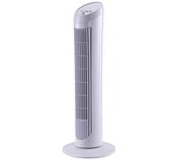 HOMCOM Ventilatore a Torre Oscillante da 45W a 3 Velocità, Ventilatore a Colonna