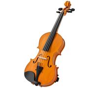 HOMCOM Violino 4/4 in Legno per Principianti e Adulti con Custodia, Arco, Spalliera e Pece, Manico e Testa in Acero, Nero Aosom Italy
