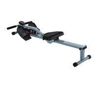 HOMCOM Vogatore da Casa e Palestra con Monitor LCD e Imbottitura Grigio e Nero