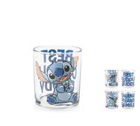 HOME 12 bicchieri con decoro personaggio Stitch cl. 25