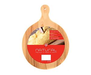Home 1590740 Tagliere Polenta Natural, Legno Di Abete, 40 cm