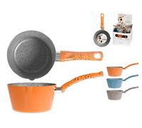 Home 1783000 Casseruola Conica Mediterranea Antiaderente 1 Manico, 16 cm