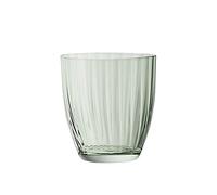 Home 1953430 Confezione 6 Bicchieri Kate Optical in Vetro, Verde, Cl 30