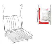 Home Scolapiatti, Filo Cromato/Plastica, Acciaio