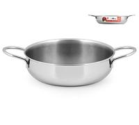 HOME Tegame Inox 2 manici 26 cm