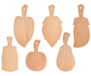 Home 5682200 Taglierino In Legno, Forme Assortite