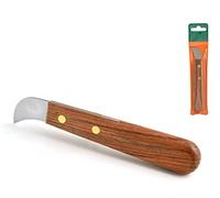 Home 641600 Coltello Castagne Bobinga, Acciaio/Inox, Manico In Legno