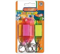 Home 76/4 Confezione 4 Targhette Segnanome, Metallo/Plastica, Multicolore, 10x2x1 cm, 4 unità