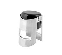 Home Tappo Champagne Soave, Acciaio/Inox/Plastica, Nero, Medium