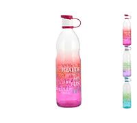 Home 9124500 Bottiglia Letra, Vetro, Multicolore, 1 lt