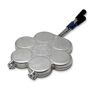 Stampo Per Tigelle 7 Posti In Alluminio Cm 28X8X54