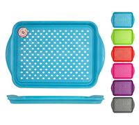 Home 9170100 Vassoio Rettangolare Antiscivolo, Polipropilene, 29 x 44 cm, Plastic