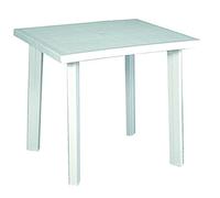 IPAE PROGARDEN - FIOCCO TAVOLO RETTANGOLARE 80 X 75 X 72 CM. BIANCO FIO036BI