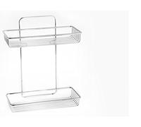 Home 9793300 Mensola Rettangolare, Ventosa, Filocromato, 2 Piani