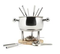 H&H Servizio Fonduta Inox 18 Pezzi