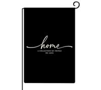 Home A Collection of Things We Love Bandiera da giardino 28 x 40 cm resistente alle intemperie carino parole ispiratrici detti bandiere da cortile motivazionale citazione banner per prato banner per