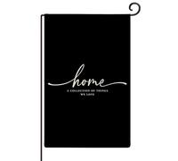 Home A Collection of Things We Love Garden Flag Scripture Artwork Yard Bandiere resistenti alle intemperie iuta Yard Decorazione esterna Divertente Inspirational Heart Warming Citazione Banner 30,5 x
