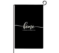 Home A Collection of Things We Love Garden Flag Vertical Double Sided Inspirational Word Wayings Yard Flags Juta Retro Welcome House Flag Seasonal Holiday Outdoor Outdoor Decoration 30,5 x 45,7 cm