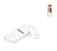 HOME Affettaverdure Super 7 tagli, in plastica con proteggi dita colore bianco
