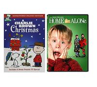 Home Alone 1 & A Charlie Brown Christmas 2-DVD Christmas Bundle