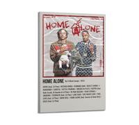 Home Alone by D-block Europe, poster artistico da parete estetico per soggiorno, camera da letto, 40 x 60 cm, con cornice