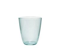 Home Arc Stripy Set 6 Bicchieri in Vetro Verde, 31cl