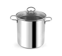 Home ADA Asparagera Acciaio Inox Coperchio 20cm, 3 Lt, Inossidabile, Argento, 20 cm