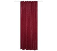 Home Basics 085425-5601 - Tenda termica con fascia combinata, 145 x 135 cm, colore: Bordeaux