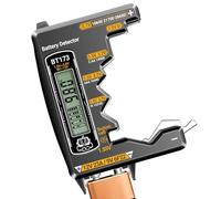 Home Battery Tester - 4.13 Inches High-Precision Voltage Detector for Accurate Testing, DC AA AAA N9V with Button Cell, 3.7V Batteries for Remote Controls, Toys, Household, Outdoor, Car Electrical