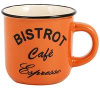 6x Tazze Caffè Home Bistrot In Stoneware Senza Piatti Cc120