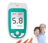 Home Blood Test Kit, Glucose Uric Acid Total Cholesterol Tester, Multifunction Analyzer, with 50 Blood Sugar +25 Uric Acid +10 Cholesterol Test Strip, Automatic Temperature Correction, Easy To Operate
