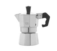 Home Caldo Caffè, Caffettiera Moka per Espresso, 1 tazza, Alluminio, Grigio