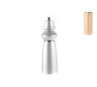 Home Carbonio Macinapepe, Acrilico/Ceramica Inox, Trasparente, 20 cm