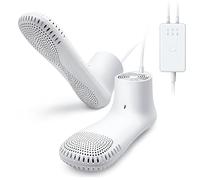 Home Care Wholesale Asciugascarpe e deodorante elettrico - Deodorante potenziato, Asciugascarpe da Calcio con timer, Asciuga Scarponi Da Sci, ventola incorporata | Nessun rumore | Spina UE