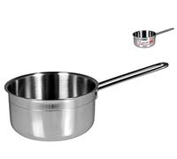 Home Casseruola Inox Ecopoint Un Manico Cm18 Pentole E Preparazione Cucina, Acciaio Inossidabile, Argento, 18 cm