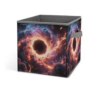 Home Cesto portabiancheria antimateria nebulosa buco nero stampato scatola portaoggetti adatto per casa, bagno, camera da letto, vestiti