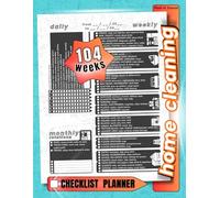 Home Cleaning Checklist Planner: A Guided Chore Routine for Organizing Your Busy Household - 104 Weeks of Cleaning for Calm, Order & ADHD Support