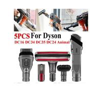 Home Cleaning Tool Brush Crevice Kits for Dyson V6 DC35 DC50 Robotic Vacuum Cleaner Accessories Round Brush Flat Sucker Adapters