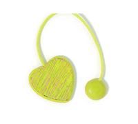 Home Collection CCL119 Calamita Cuore, Legno, Giallo, 30x6x1 cm