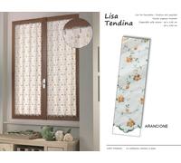 HOME COLLECTIONS - COPPIA TENDINE LISA 70X150CM ARANCIO IN POLIESTERE