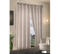 HOME COLLECTIONS - COPPIA TENDINE STRIPES 70X240CM PIOMBO IN POLIESTERE
