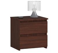Home Collective Cassettiera con 2 cassetti, per camera da letto, corridoio, soggiorno, cassettiera con cassetti, larghezza 40 cm, altezza 40 cm, altezza | Mobile in legno Venge