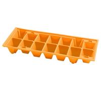 Home Confezione 2 Formaghiaccioli in Plastica, Forma Piramide, 14 Posti, Multicolore