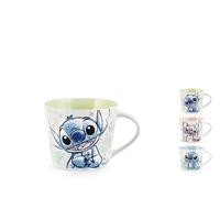 HOME Confezioni 6 tazze jumbo Disney Stitch&angel Disney in new bone china cc