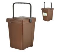 HOMe Contenitori Umido Ricybox Con Coperchio Marrone Lt25