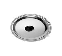 Home Coperchio, 16 cm, Inossidabile, Acciaio/Nero, 17x5x17 cm