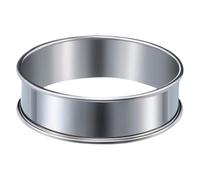 Home Cottura Muffin e Crostate Anelli Pratici in Acciaio Inox Antiaderente Anelli di Cottura per Muffin Crumpet e Crostate