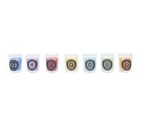 HOME DECO FACTORY, BO0106, Confezione da 7 Candele profumate con fragranze accattivanti per un'atmosfera Rilassante, Ideale per la Meditazione e Il Relax - Dimensioni: 7 x 7 cm